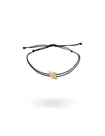 دستبند طلا نخی ایران گالری ارل