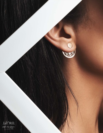 گوشواره طلا مدل بافر کشکول گالری ارل