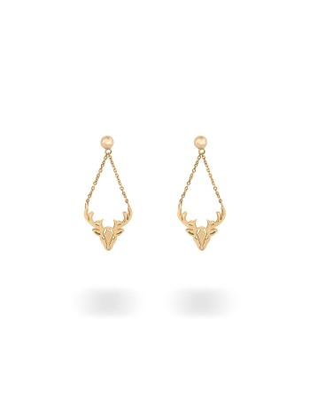 گوشواره طلا گوزن