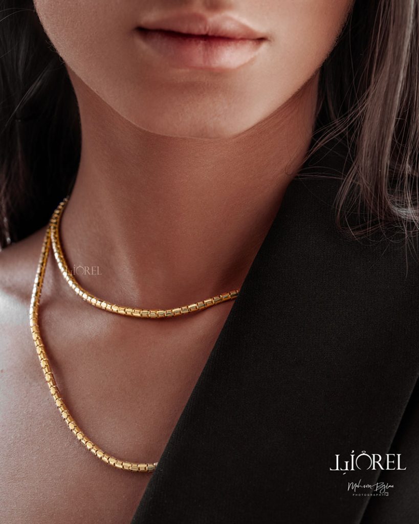 عکس گردنبند طلا مدل پاپ کورن گالری طلای ارل