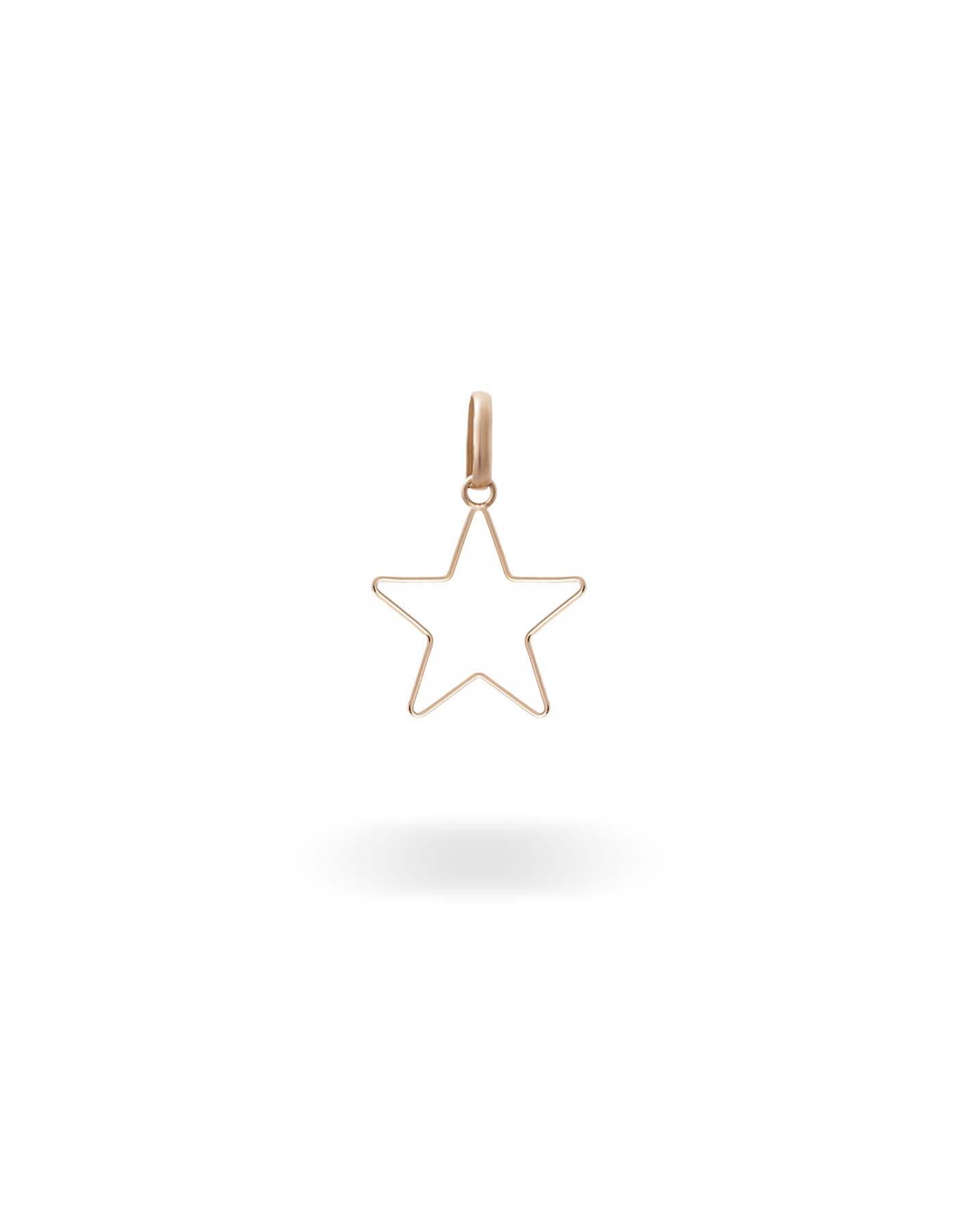 تصویر آویز ستاره میله ای کوچک از کالکشن آویز گالری طلا ارل 