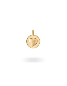 آویز طلا پلاک قلب دامله کوچک, گالری ارل