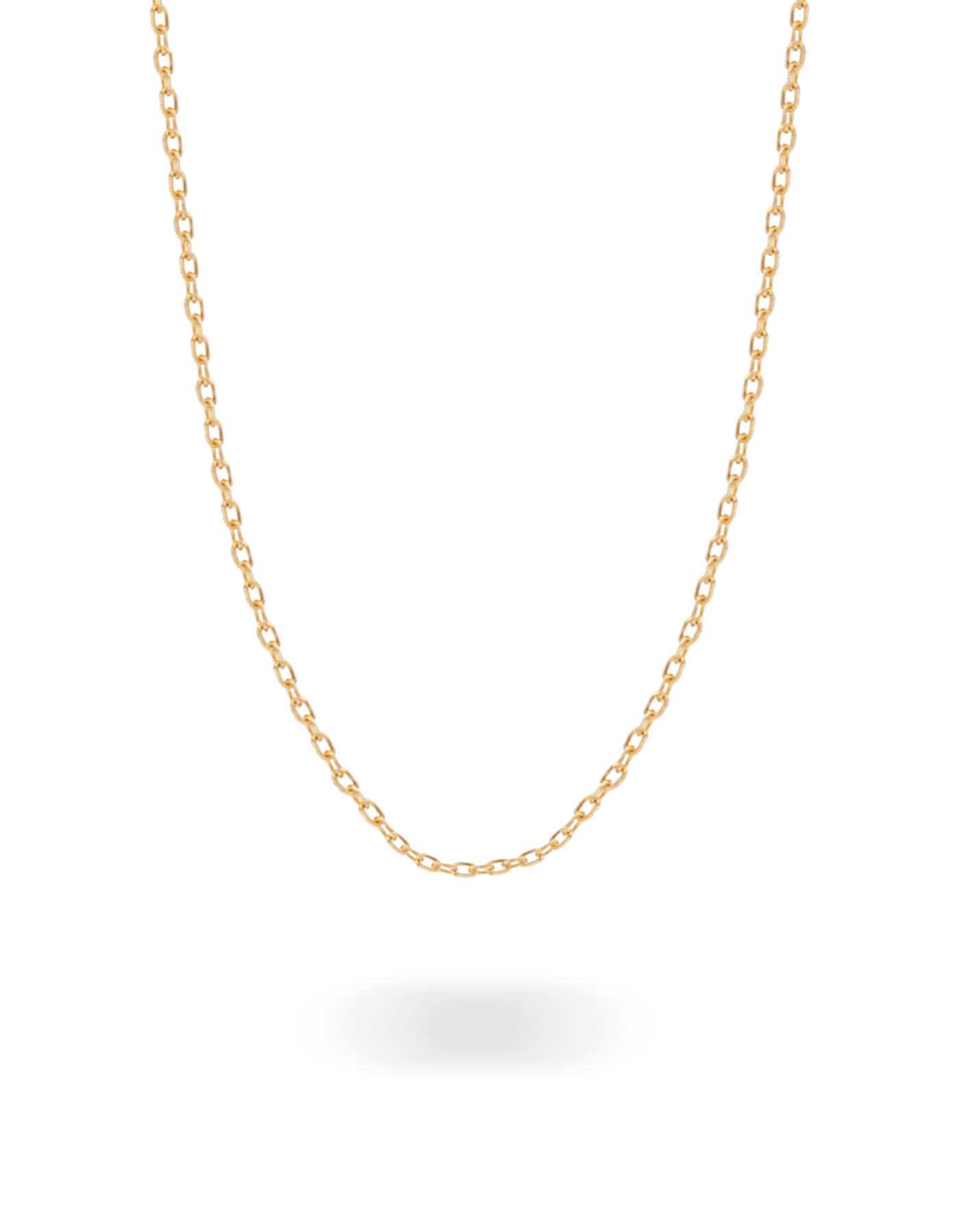 تصویر زنجیر فلامینگو ضخامت متوسط (50 سانتیمتر) از کالکشن گردنبند گالری طلا ارل 